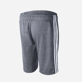 Sports Athletic Gym Outdoor Shorts With Secure Zipper Pocket Three Stripes